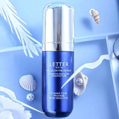 伍粤厂家 亚克力喷雾瓶 双层圆底乳液瓶 膏霜 化妆品包材瓶